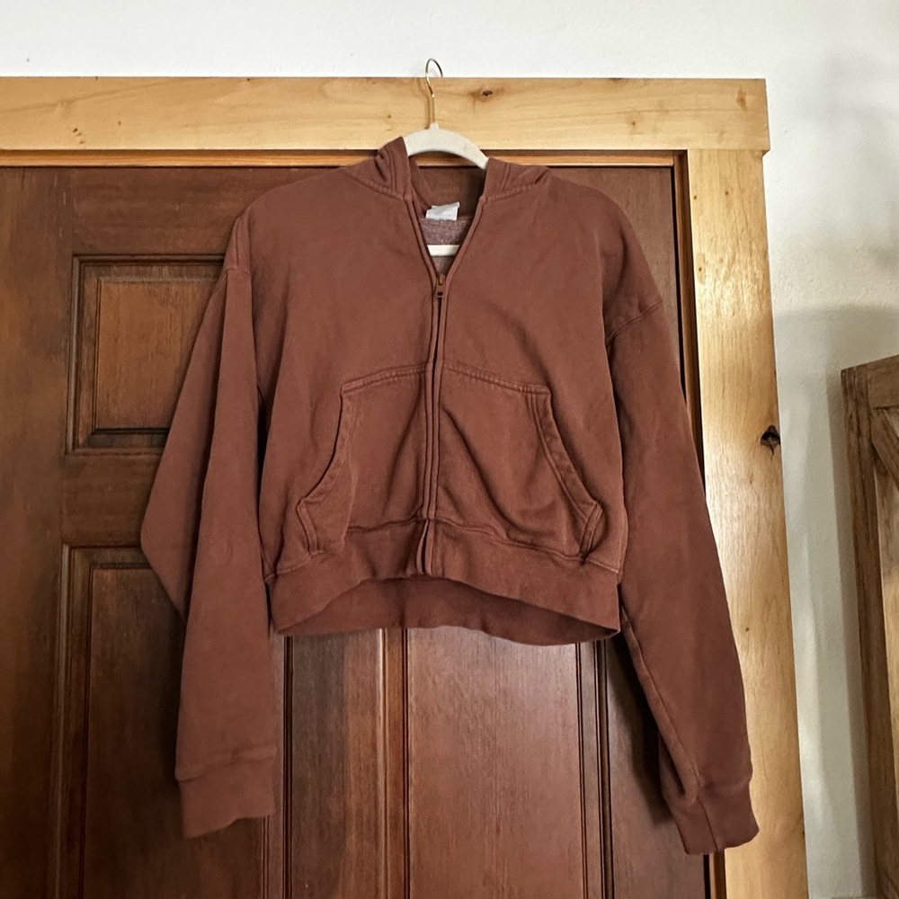 TNA cozy fleece sweatshirt